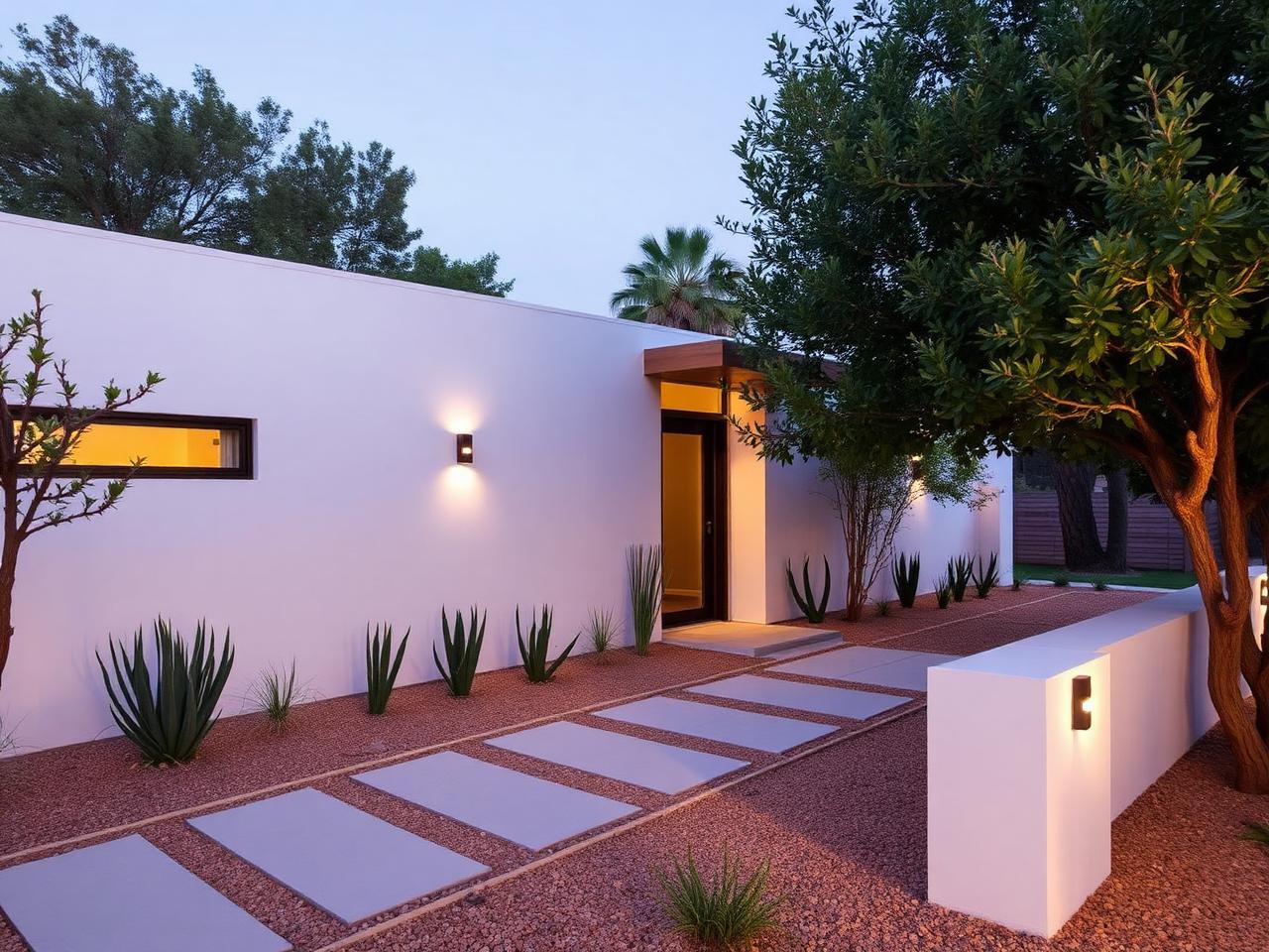 Stucco Courtyard ADU
